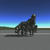 Kerbal Space Program mod Mech walker MMMMMMMMMMMM