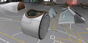 MK-1 Stockalike open cockpit (inline external seat)
