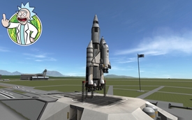 Kerbal Space Program mod MK3 pasenger space shuttle