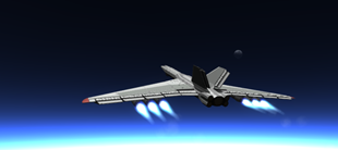 Kerbal Space Program mod Pierce Hyper Aircraft