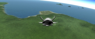 Realistic Boeing X37 Space Shuttle with Atlas V