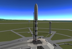Realistic Boeing X37 Space Shuttle with Atlas V