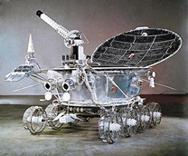 Realistic Lunokhod Rover and Proton rocket