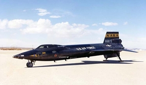 Realistic X15 space plane