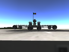 Kerbal Space Program mod Sky Crane Rovers