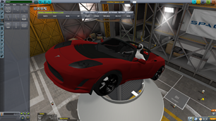 Kerbal Space Program mod Starman’s Tesla Roadster