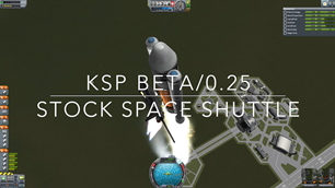 Kerbal Space Program mod Stock Space Shuttle Cargo Bay, OMS, Easy to Fly